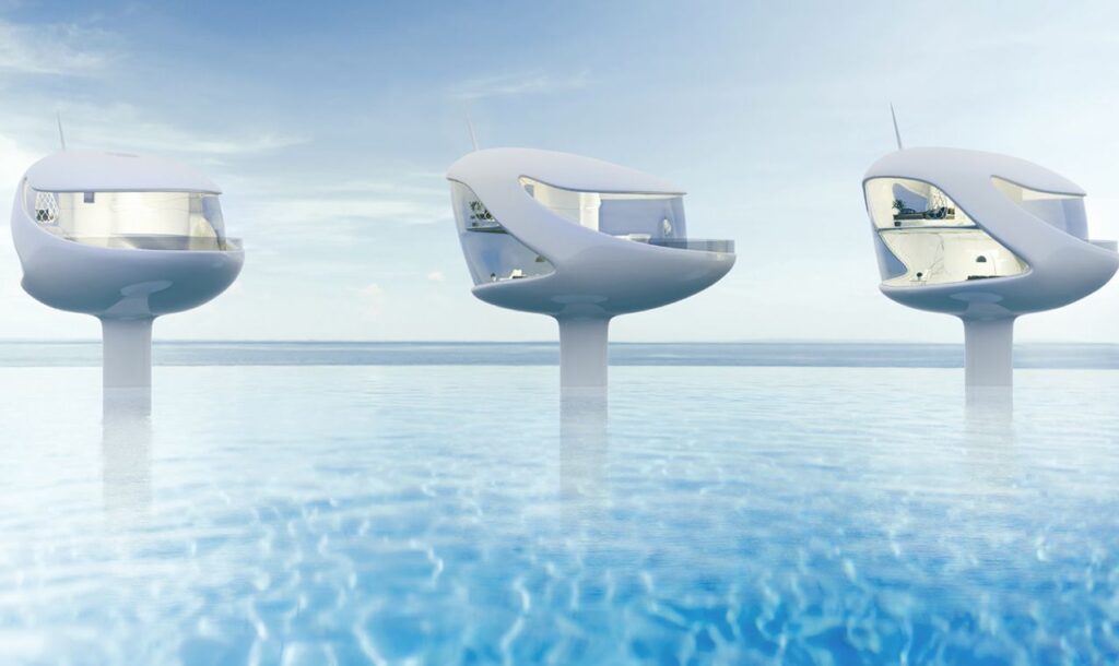 These Futuristic Homes That Float Above The Sea